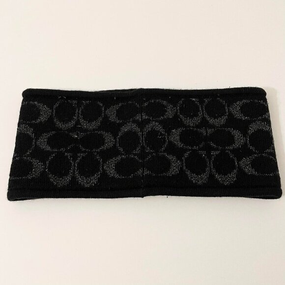 Coach Knit Headband Ear Warmer Flaws - Picture 1 of 16